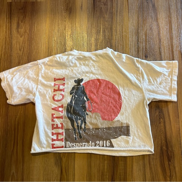 Comfort Colors Desperado Crop Top T-shirt size small - Picture 5 of 6